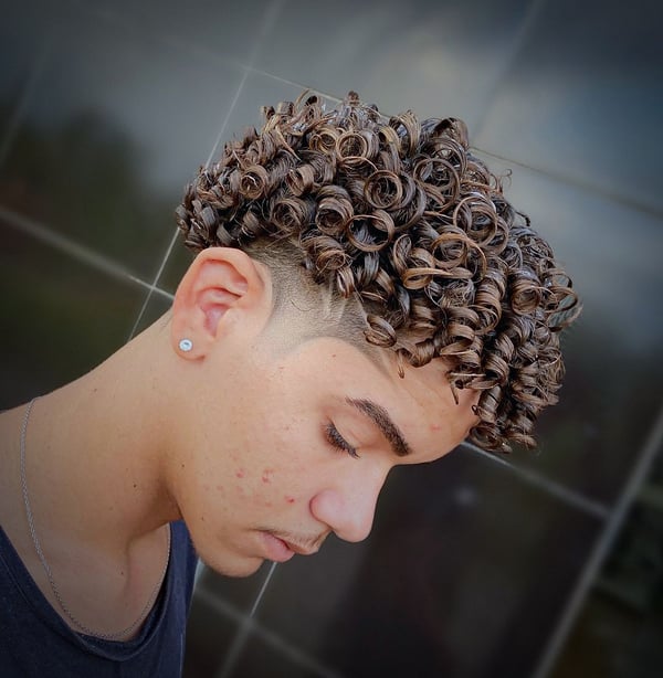 Curly Fade Perfection