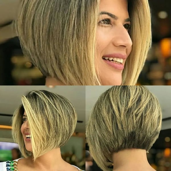 Sun-Kissed Blonde Bob with Soft Waves