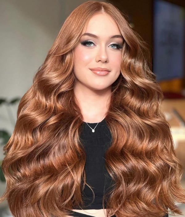 Elegant Copper Curls