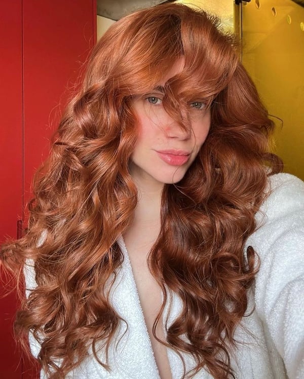 Whimsical Copper Curls