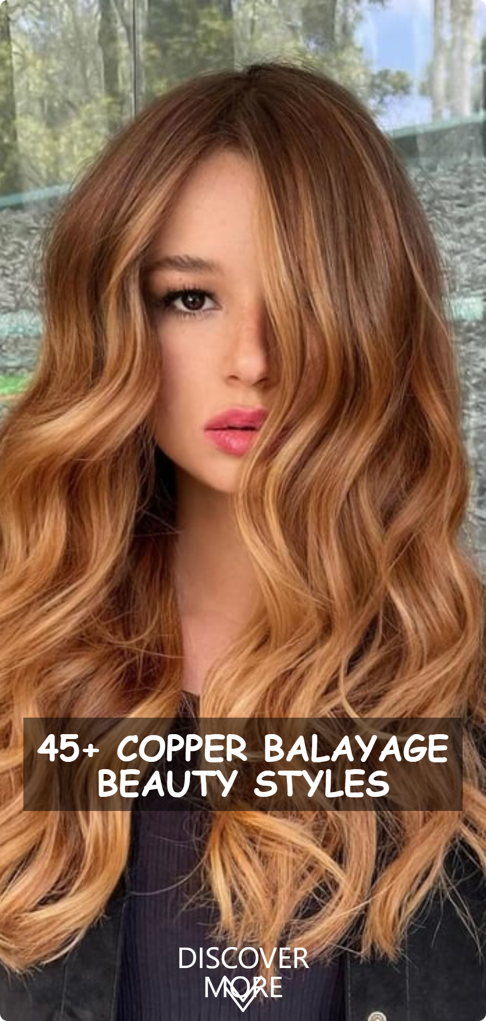 Copper Balayage Beauty