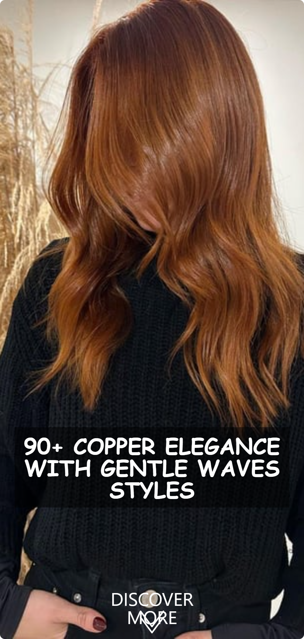Copper Elegance with Gentle Waves