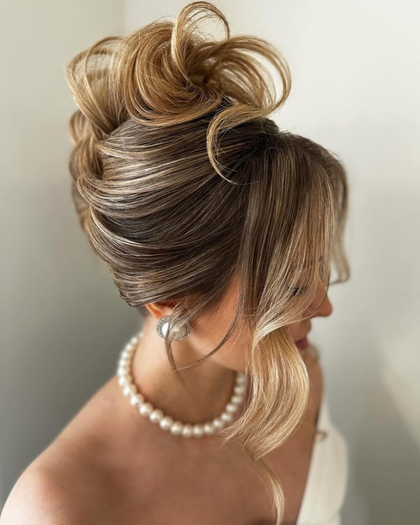 High Balayage Updo