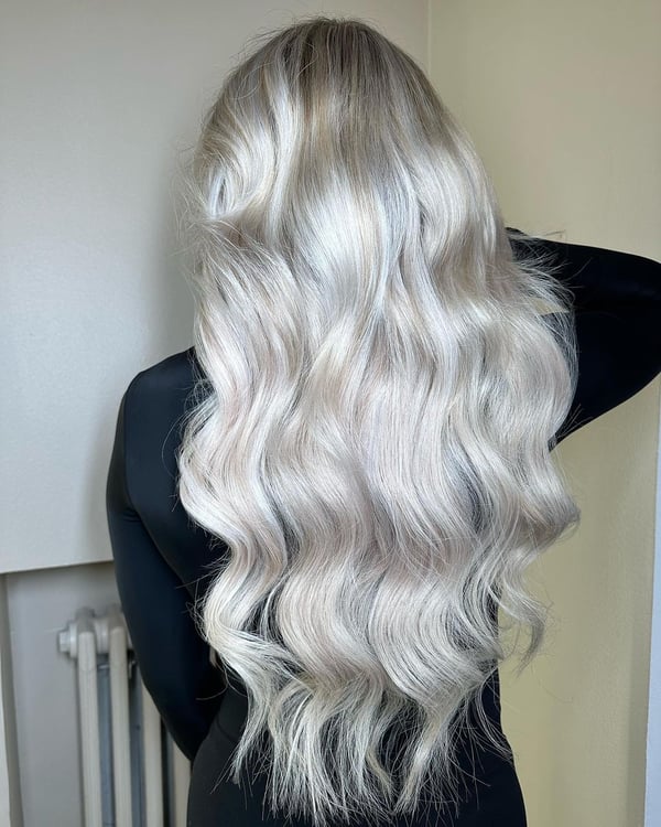 Opulent Platinum Curls