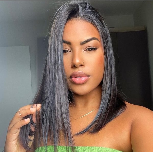 Sultry Charcoal Straight Cut
