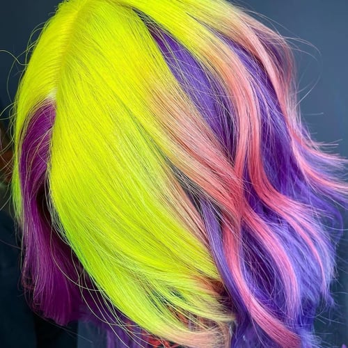 Rainbow Neon Waves